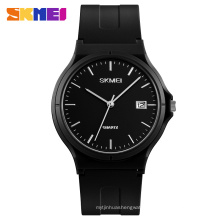 SKMEI 1449 Cheap Original Black Quartz Watch 3ATM Water Resistant Watches